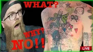 😱OH NOO!!..... Please Not the whole TORSO!!! Tattoo Critique EP#47