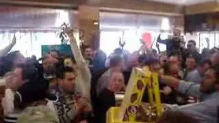 SPURS FAN'S IN BAR SEVILLE