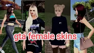 GTA FEMALE SKIN MOD👗| Android mobile| gta san Andreas 👻 