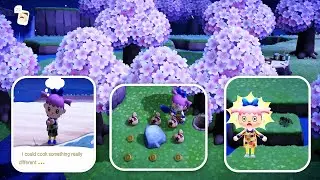 [ACNH] Discovering the Beautiful Cherry Blossom Island!  Tarantula Hunting Continues...