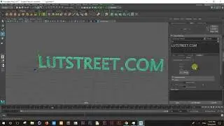 How to type Text in Maya 3d