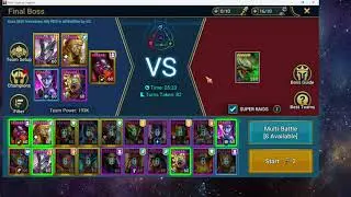 Raid Shadow Legends Doom Tower Final Boss full fight normal clear (Eternal Dragon)
