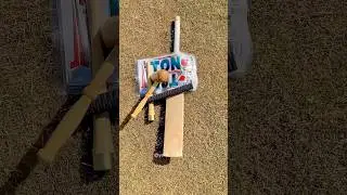 Ton Sticker on Cricket Bat | How To Apply Sticker on Bat 