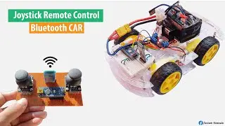 Arduino Joystick Control Bluetooth Car Using HC-05 Master and Slave