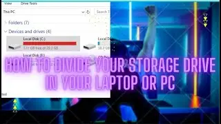 How to partition  your ssd or hd drive in windows 7 | 8 | 10|