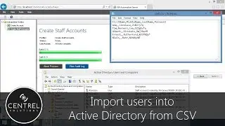 Import users into Active Directory from CSV 