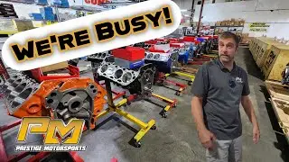 WE'RE BUSY! Chevy, Ford, LS, Mopar...We build them ALL!