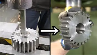 Machining Key Way with Hydraulic Press