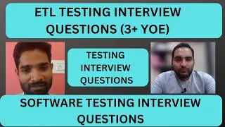 ETL Testing Interview Questions| Testing Interview Questions