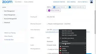 Get a Zoom link with embedded password