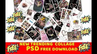 New Trending Premium Collage Psd Free Download .Please Do Subscribe& Support Me For More Videos.🤞🤞🤞