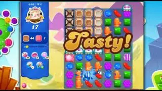 Candy Crush Saga Level 650 - 2 Stars,  30 Moves Completed