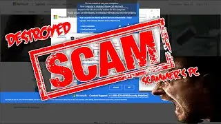 Destroying scammers PC
