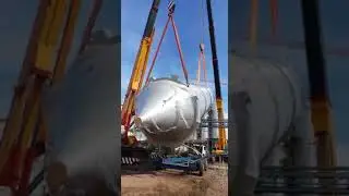 Instal big Silo -- Erection & tailing #3