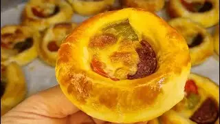 Tadına doyamayacağınız mini pizza tarifi🍕🍕 #minipizza #nefisyemektarifleri #lezzetlitarifler