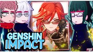 ||Jujutsu Kaisen reacting to GENSHIN IMPACT|| \\🇧🇷/🇺🇲// ◆Bielly - Inagaki◆