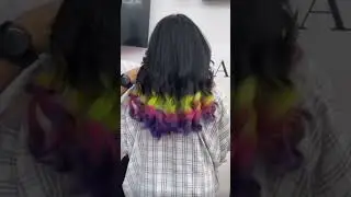colouring @headandface1939 #youtube #saloon #love #youtubeshorts #haircut #colors #hairsaloon