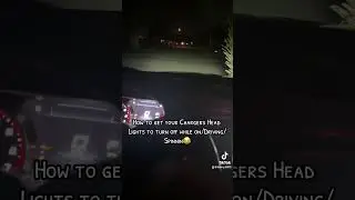 How to turn Charger Lights Off while running #charger #scammer #spin