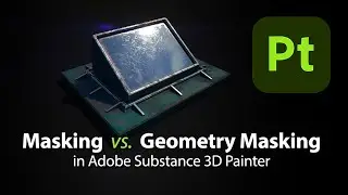 Masking vs. Geometry Masking in Adobe Substance 3D Painter