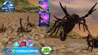Unique Scorpion DSUNGASCORPIOS! FIRST LOOK Jurassic World Alive beta