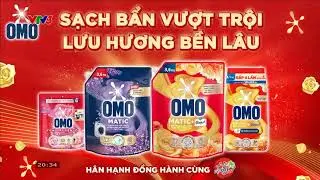 (G&TN) VTV3 - QC OMO (bản tài trợ CT Hy vọng 2025) - Sạch bẩn vượt trội, lưu hương bền lâu! (5s)