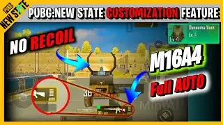 PUBG New State Weapon Customization feature explain in low end 3 gb ram device Realme c3 