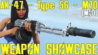 Fallout 4: AK-47 - Type 56 - M70 - Weapon Mod Showcase