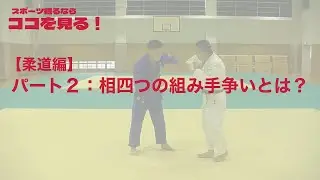 【ココ見る・柔道②】相四つの組み手争いとは？