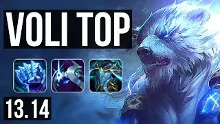 VOLI vs MUNDO (TOP) | 600+ games, Dominating, Rank 14 Voli | EUW Master | 13.14