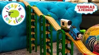 Thomas and Friends HOUSE TRACK BUILD! Fun Toy Trains  with Brio and Thomas Train
