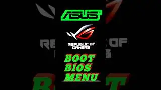 How to open Boot/Bios menu in Asus gaming laptops 