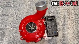 Гибридная турбина Garrett 2870 Red Hybrid 400hp+ от reBoost Tuning [ VAG 3.0 TDI ]