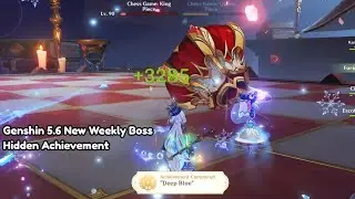 Genshin Impact 5.6 New Weekly Boss Hidden Achievement (Deep Blue)