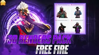 FREE FIRE 3D RENDER PACK || 150+ UNIQUE 3D RENDERS || HIGH QUALITY 3D RENDER...