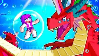 Playing Minecraft as a PROTECTIVE SEA MONSTER!