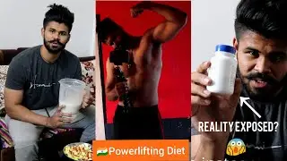 My Full Day of Eating as Powerlifter in India | Powerlifting India🇮🇳