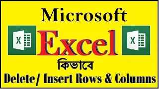 Insert and Delete Rows and Columns in MS Excel | How to Add & Delete Rows & Columns  Microsoft Excel