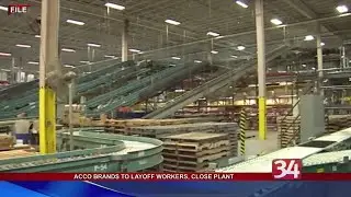 ACCO Brands to layoff 231 workers, close plant in Sidney