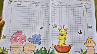 Attendance Register drawing ideas |Abbu Laye Motor Car (Urdu Poem) | (ابّو لائے موٹر کار (اردو نظم