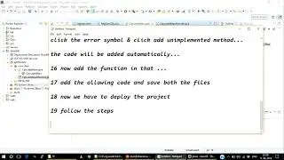 To Impement EJB In Eclipse