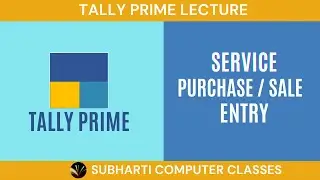 How to Pass Service Purchase Entry in Tally Prime | Service invoice in tally prime