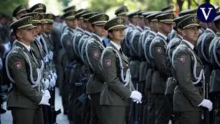 El multitudinario desfile del Día de las Fuerzas Armadas presidido por los Reyes de España