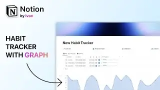 Build a Notion Habit Tracker with Graph | BEST FREE HABIT TRACKER NOTION