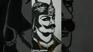 Maharana Pratap sketch by Kartikaiy rathore