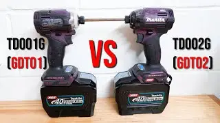 Makita 40v TD001G VS Makita 40v TD002G  |  2 SCREW REVIEW  | Makita Impact Driver XGT GDT01 VS GDT02