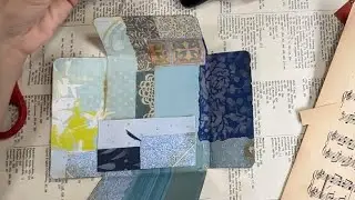 Junk Journal Scrapbuster: Using up Scraps into Collage Flip Flap Fold