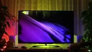 AFTERGLOW   brought to you by Philips Ambilight Test TV PFL7008 + 5x HUE (Living Colors)