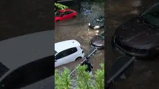 It always rains in Hamburg, even in Summer!