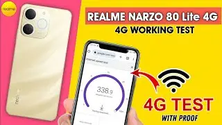 Realme Narzo 80 Lite 4G Speed Test | Jio 5G Setup & Internet Speed Review🔥| Realme Real Speed Test!