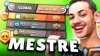 PEGUEI MESTRE na EUROPA, PARTIDAS de ALTO NIVEL no BRAWL STARS!